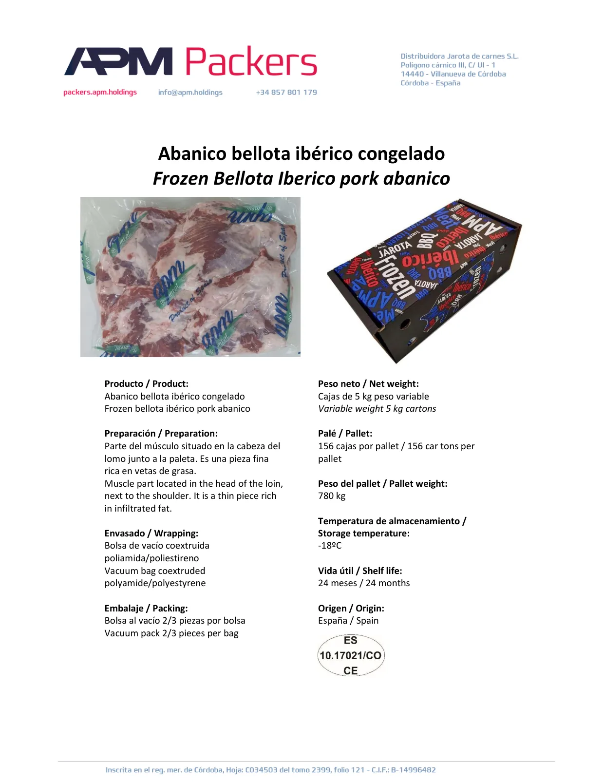 Abanico ibérico de bellota