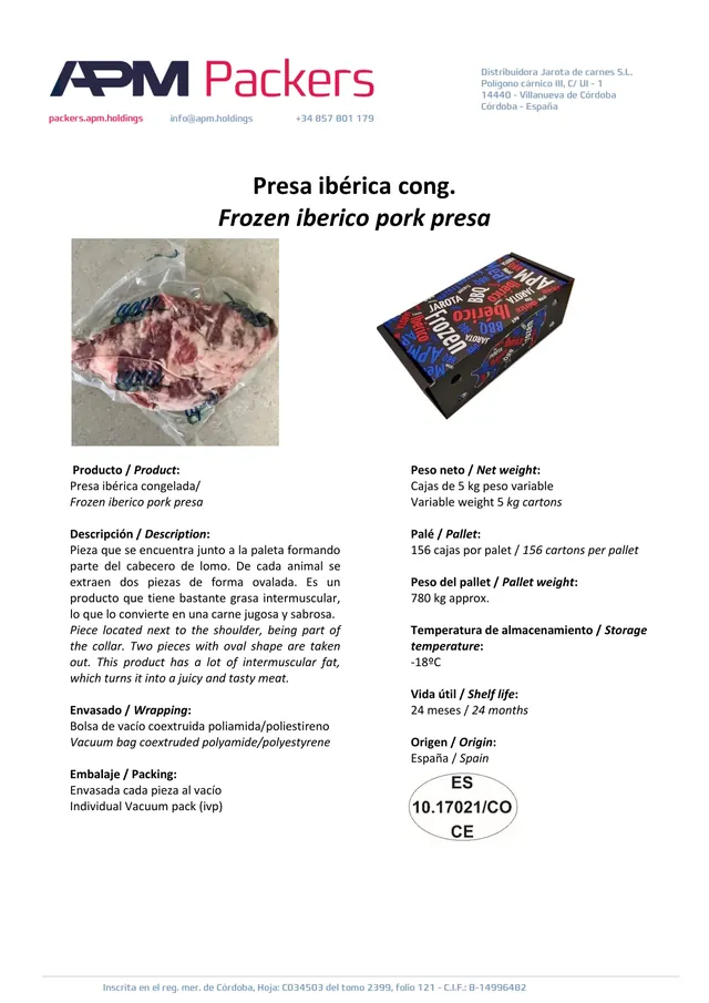 Presa ibérica