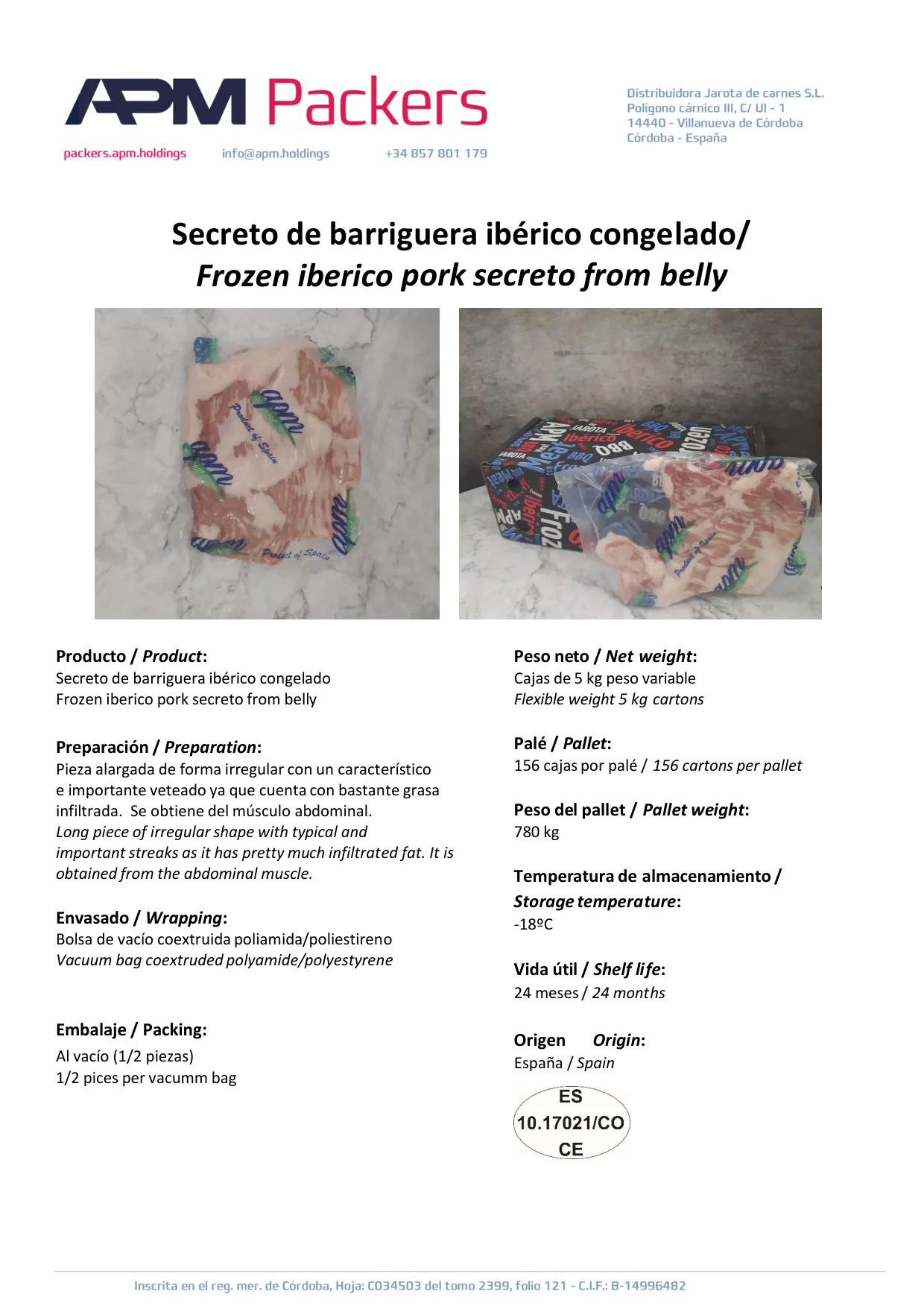 Secreto ibérico (barriguera)