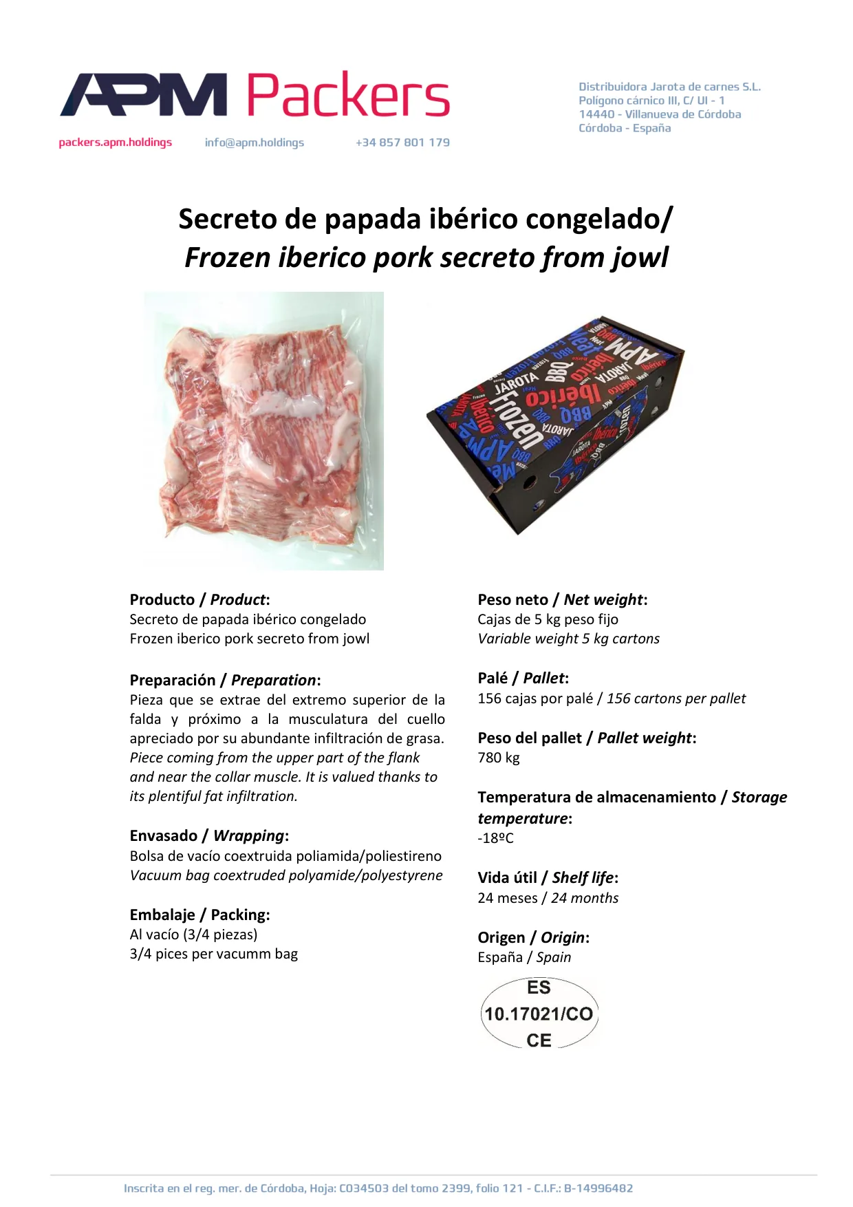 Iberian Secreto (jowl)