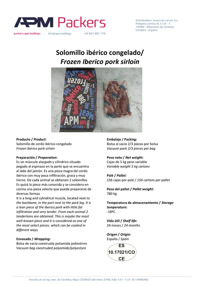 Solomillo ibérico